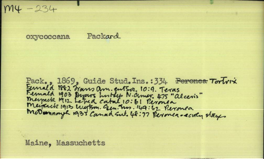 front of card